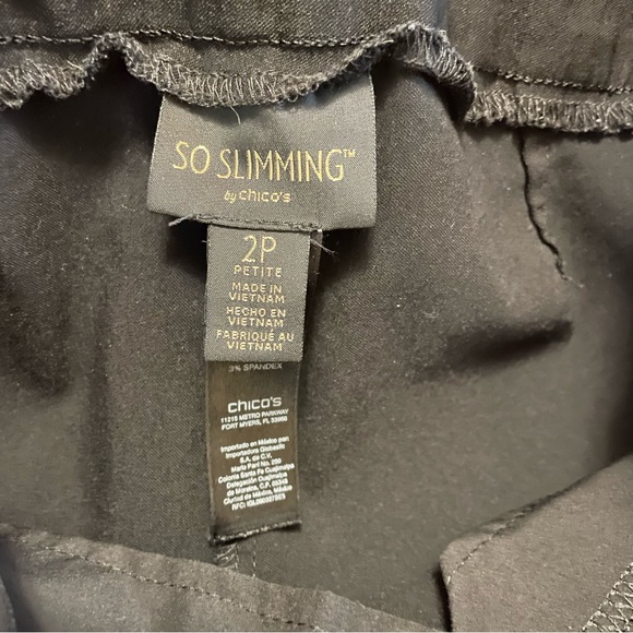 Chico’s So Slimming Black Pants - Picture 2 of 8